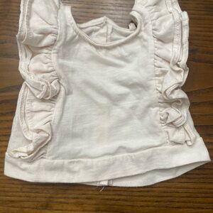 Jessica Simpson Cream Ruffle Blouse